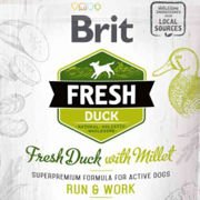 Brit fresh duck & millet adult run & work