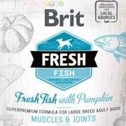 Brit fresh fresh fish & pumpkin adult large muscles & joints
