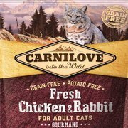 Carnilove fresh chicken & rabbit - gourmand sucha karma dla kota 0,4 kg, 2 kg